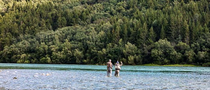 Pêcheurs en dérive naturelle en Norvège