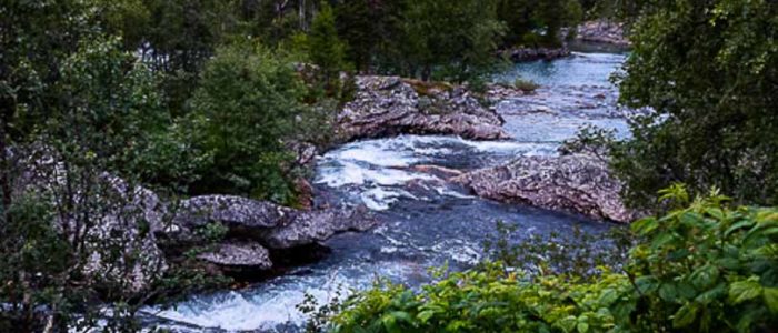 photo de rivière norvégienne